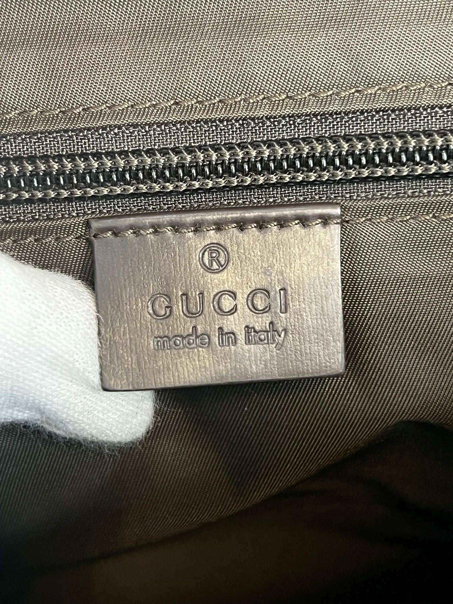 Gucci Interlocking G Beige Pre Owned