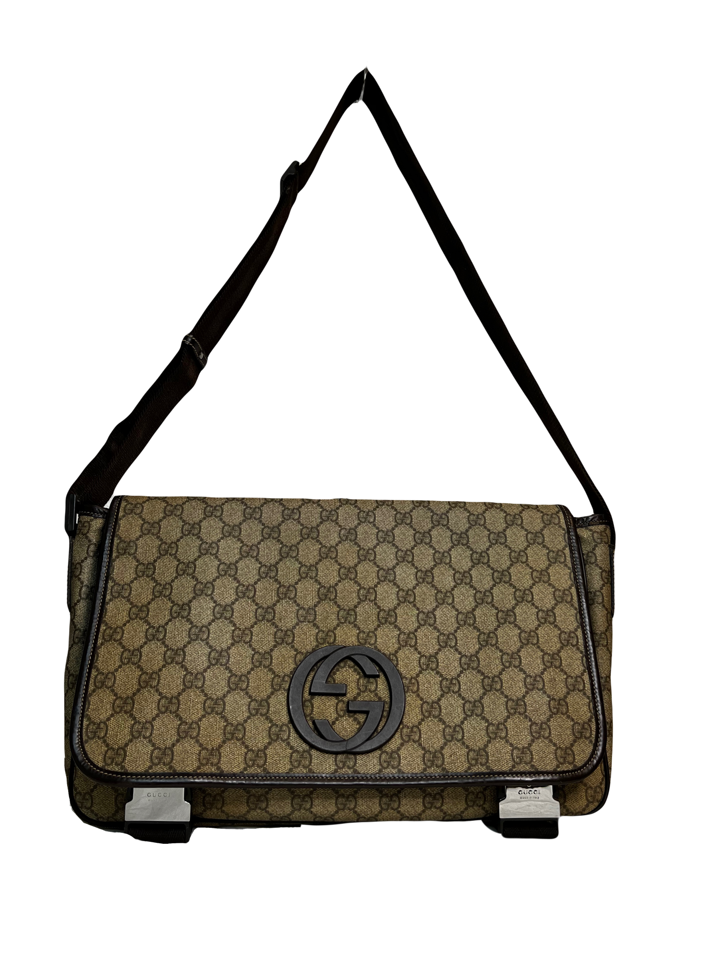 Gucci Interlocking G Beige Pre Owned