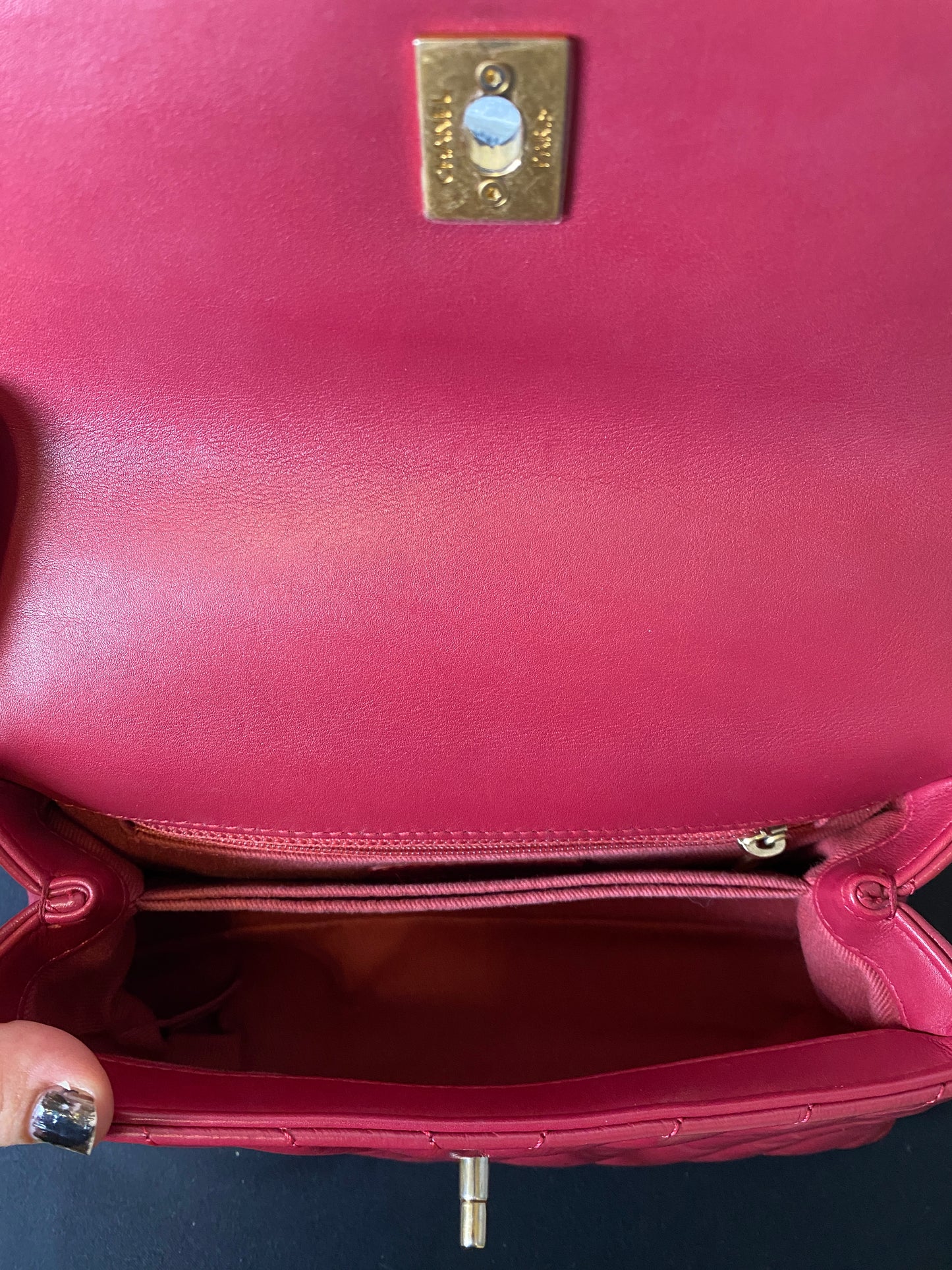 Coco handle leather handbag
