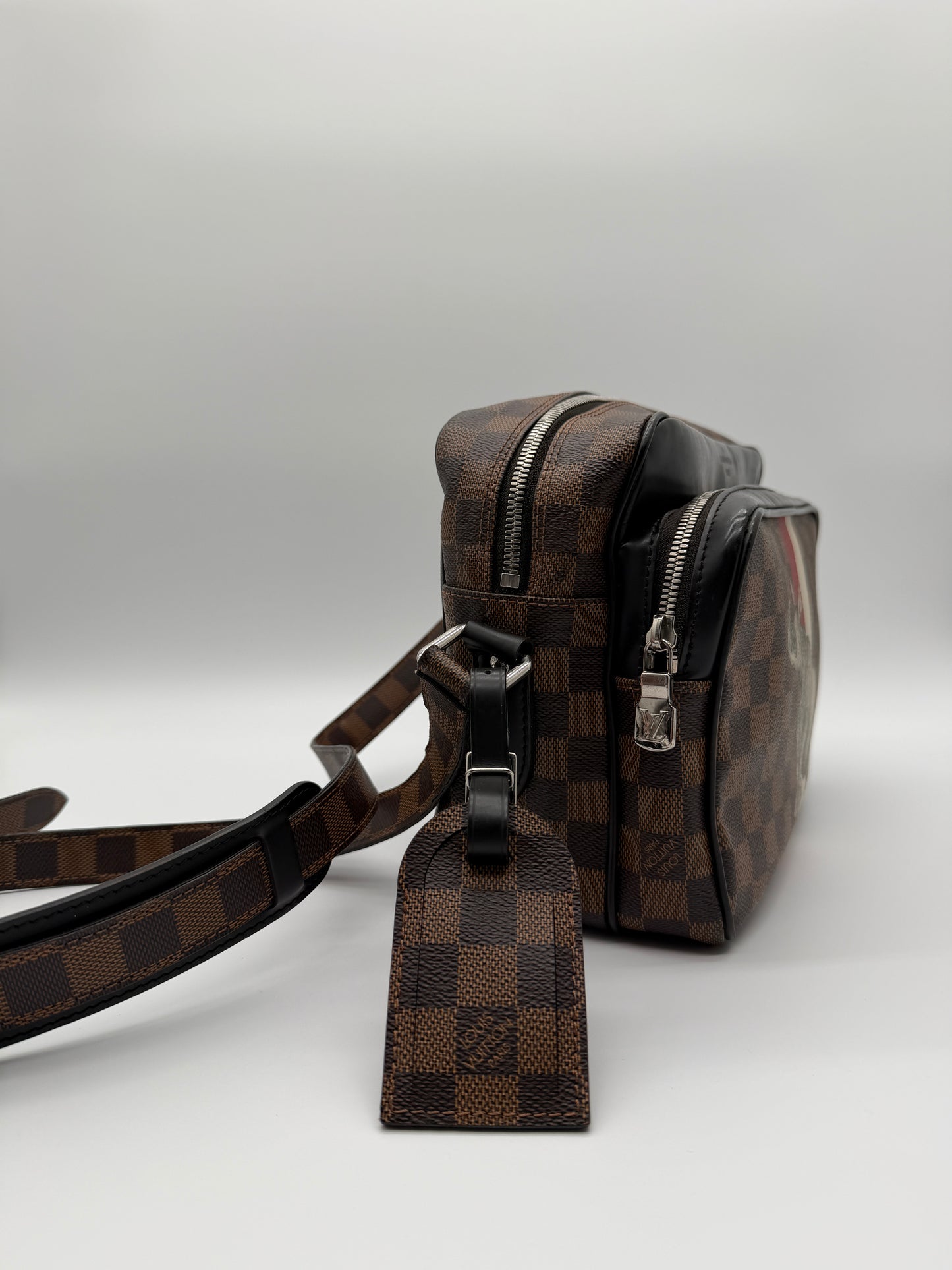 Louis Vuitton Chapman Brothers Nil PM Damier Ebene Messenger Bag lx893