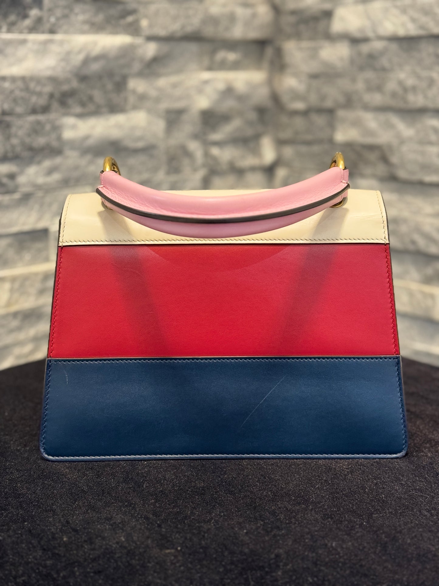 Pre loved Gucci Queen Margaret Top Handle Leather Bag
