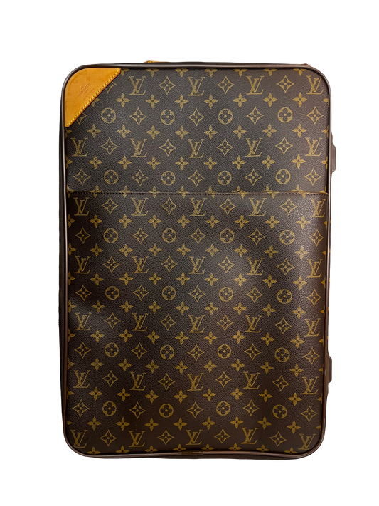 Pre Owned Louis Vuitton Monogram Pegase 55 Rolling Luggage Trolley Suitcase