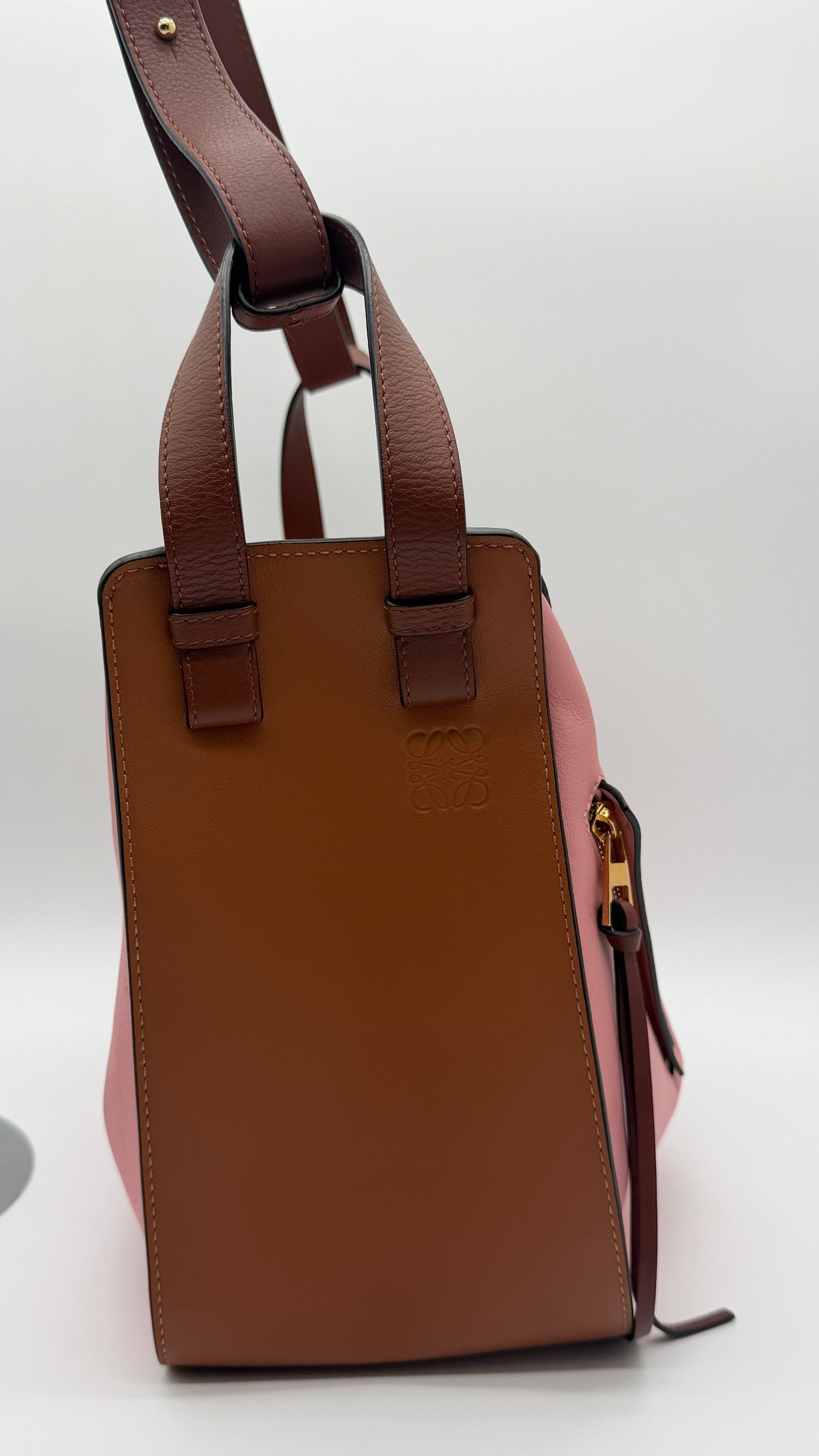 Loewe Small Hammock Bag Soft Pink Calfskin Leather