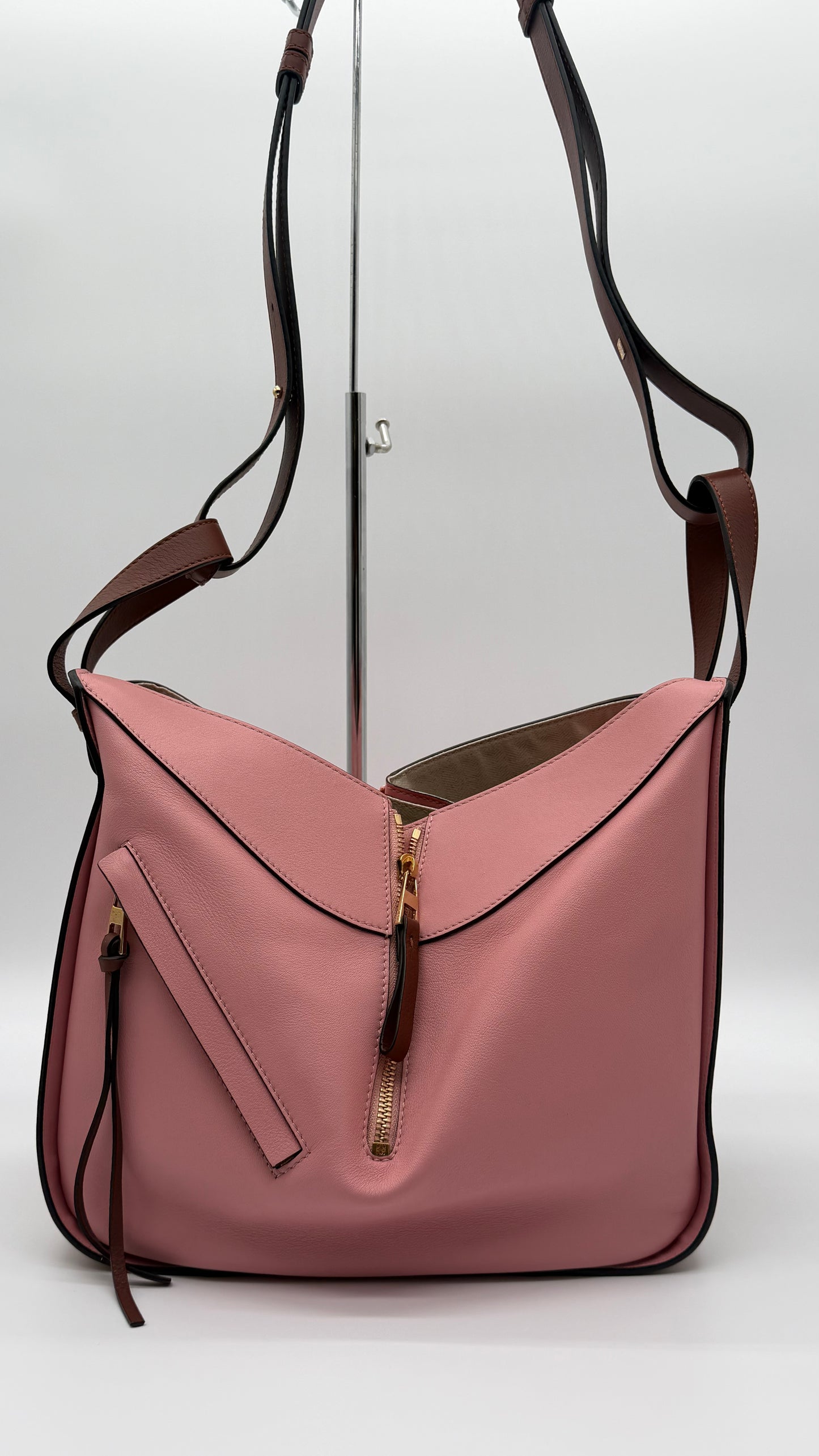 Loewe Small Hammock Bag Soft Pink Calfskin Leather
