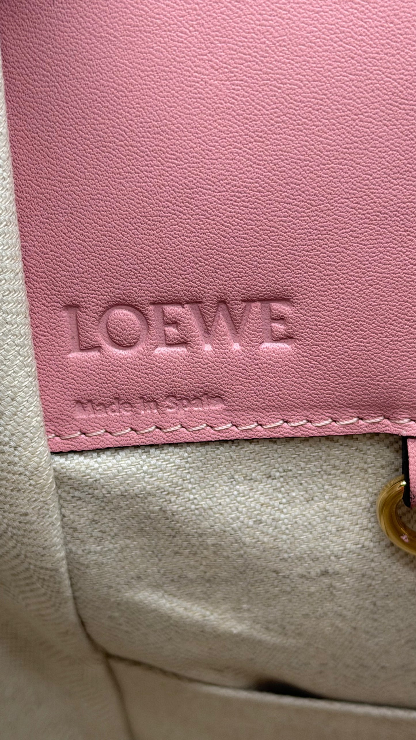 Loewe Small Hammock Bag Soft Pink Calfskin Leather
