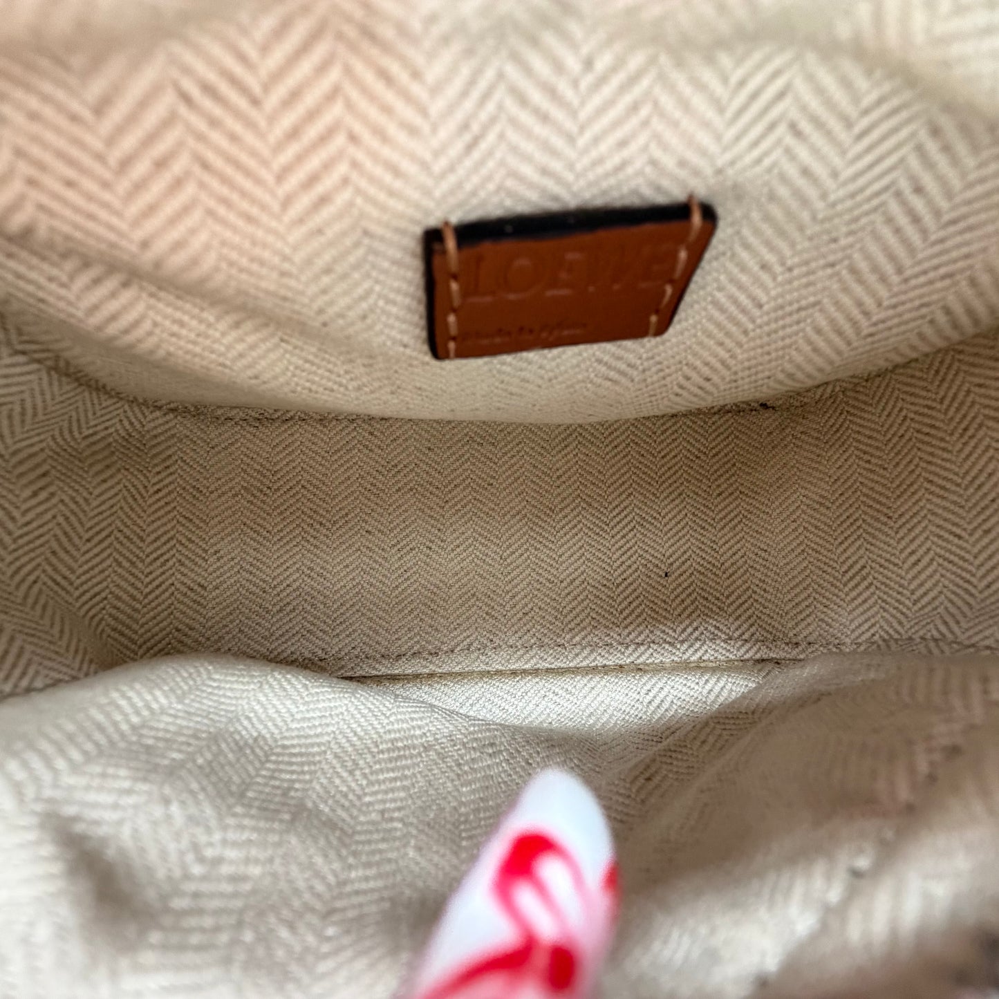 Loewe Mini Puzzle Bag Tan Classic Calfskin Leather