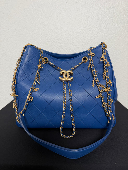 Chanel Egyptian Amulet Drawstring Bucket Bag