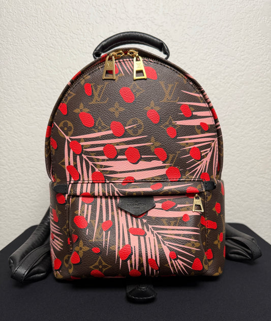 Louis Vuitton Palm Springs Monogram Jungle Dots Backpack