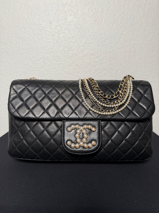 Chanel Westminster Pearl Chain Flap Bag