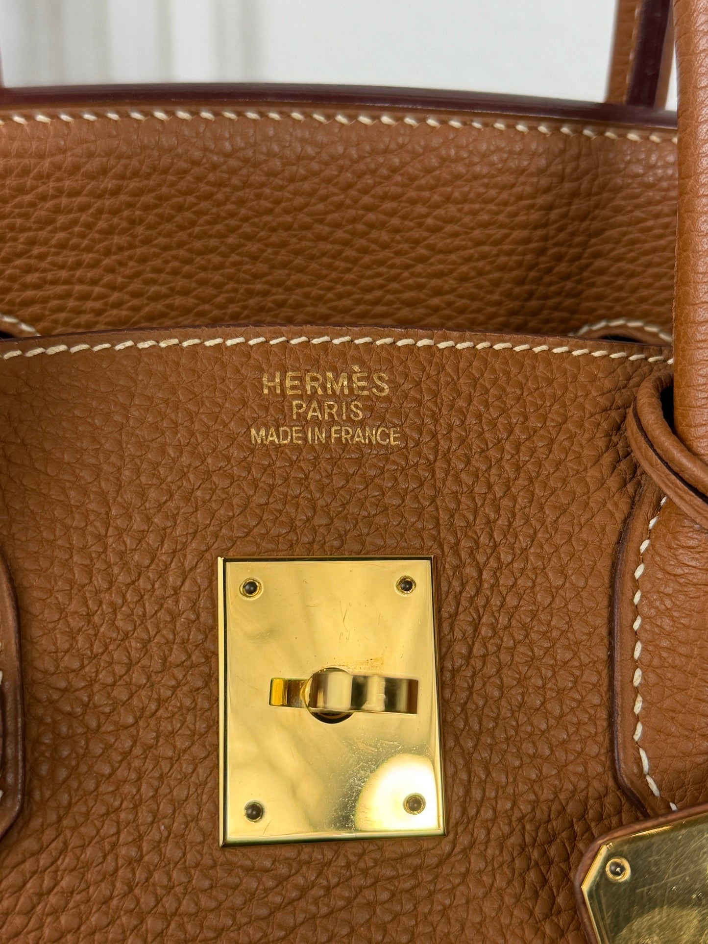 Hermes Birkin Bag 35cm Gold on Gold Togo
