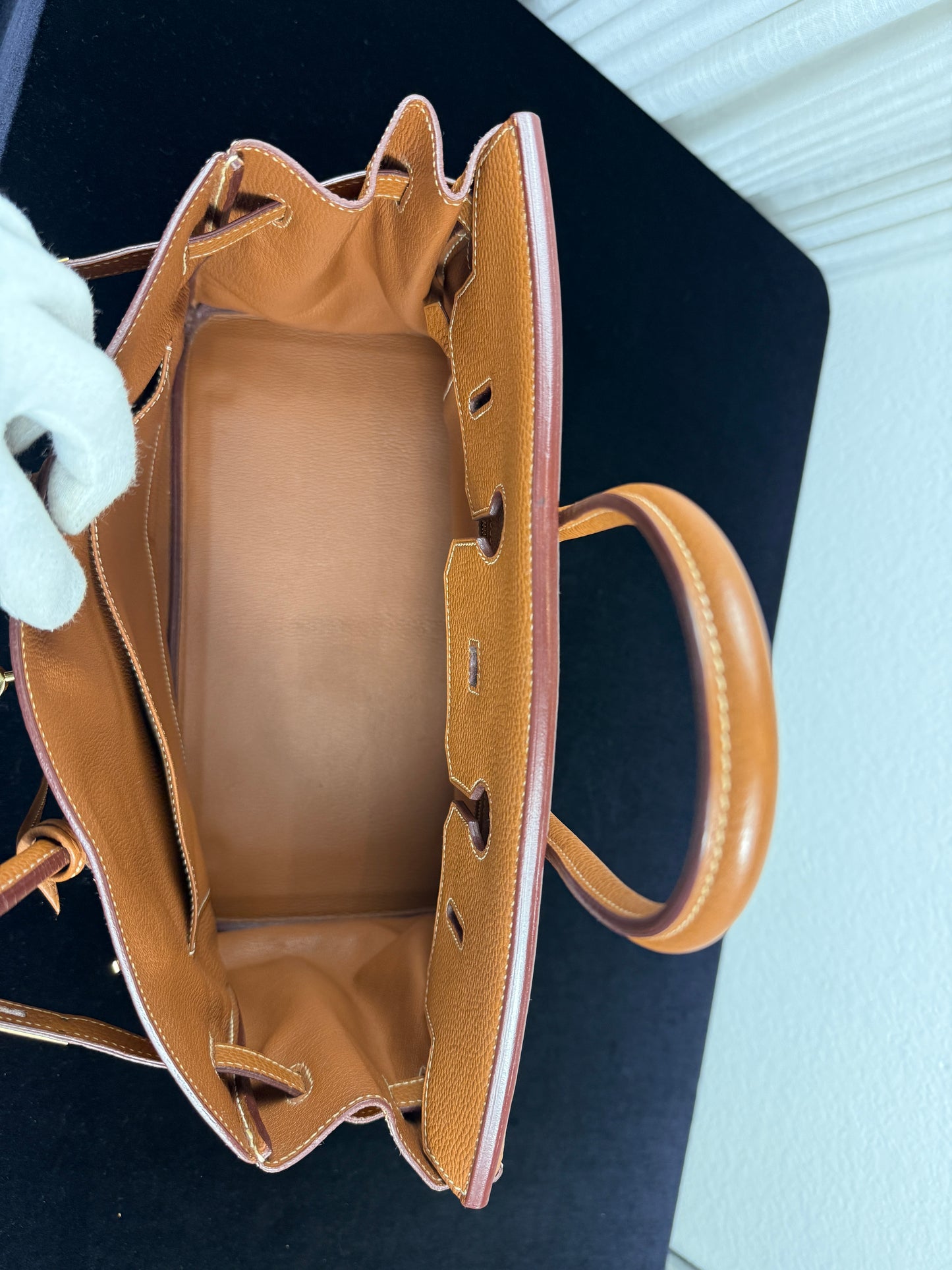 Hermes Birkin Bag 35cm Gold on Gold Togo