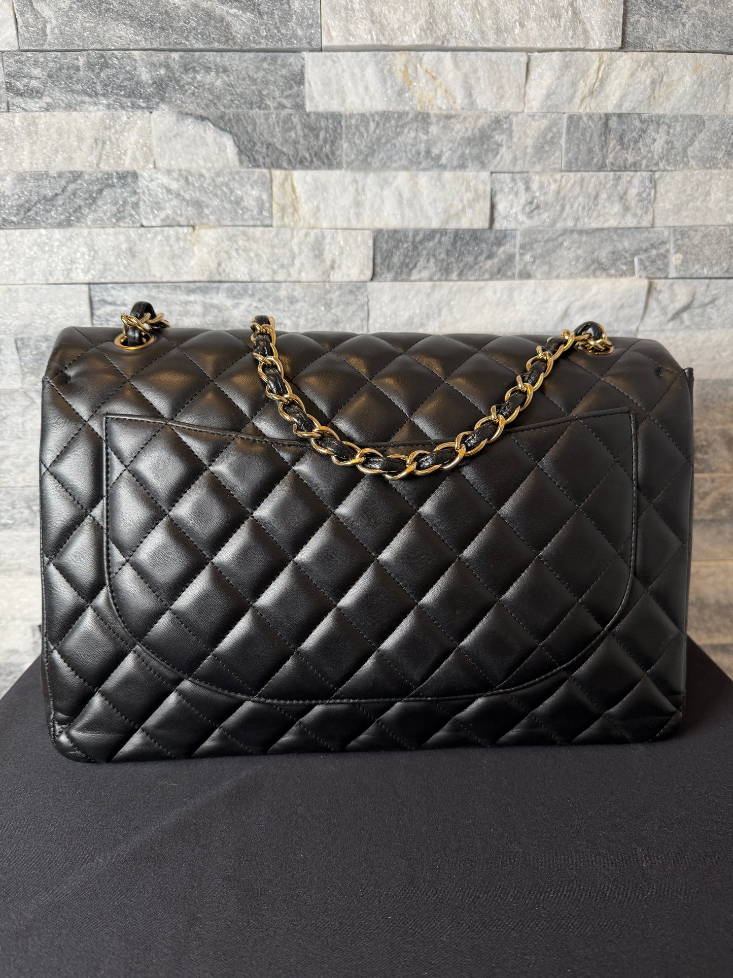 Classic Single Flap Quilted Lambskin Maxi