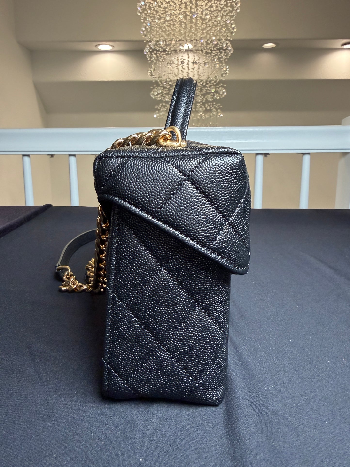Chanel Handy Box Vanity Shoulder Handbag