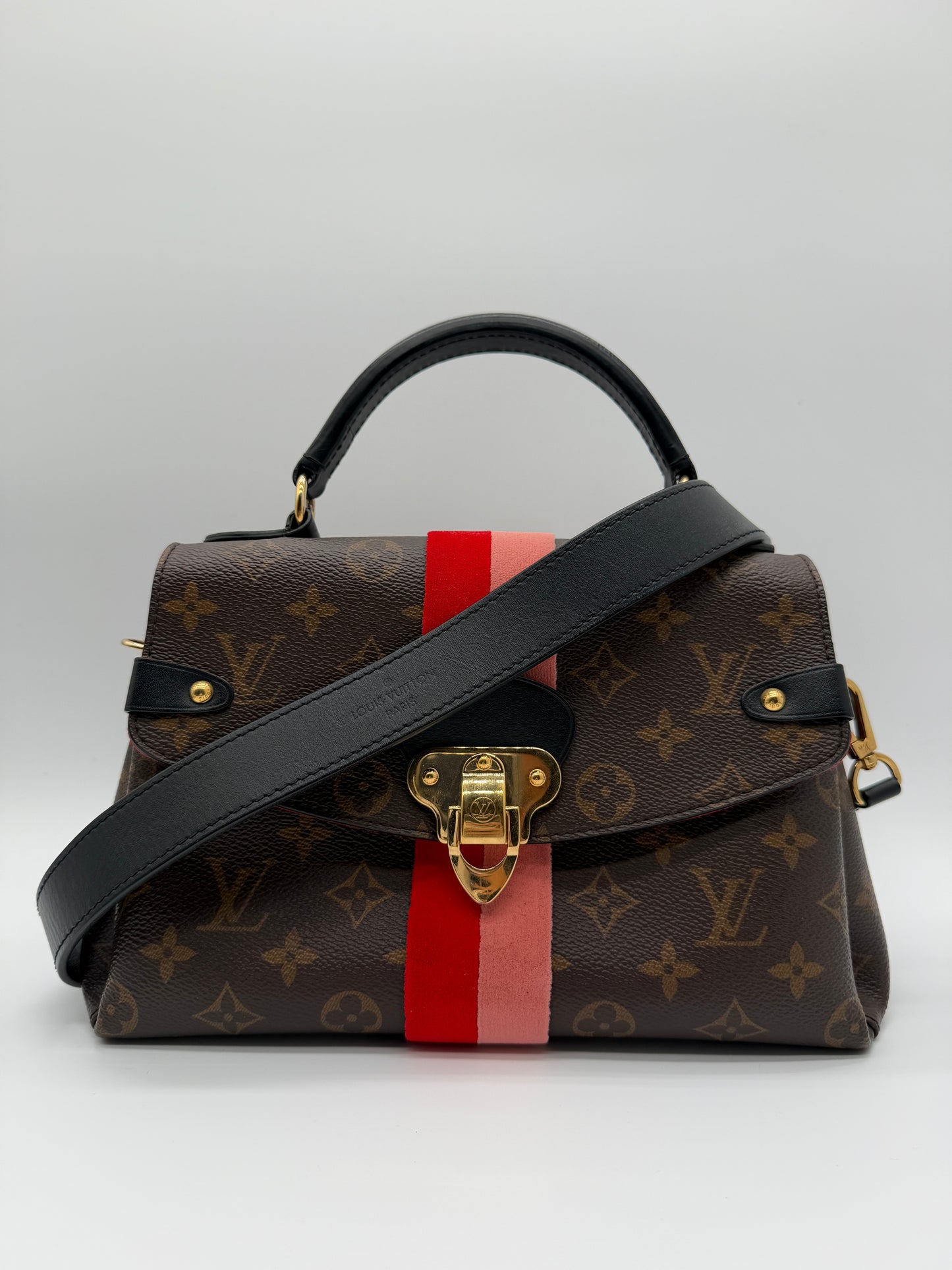 Louis Vuitton Georges MM Monogram Canvas Handbag jd077
