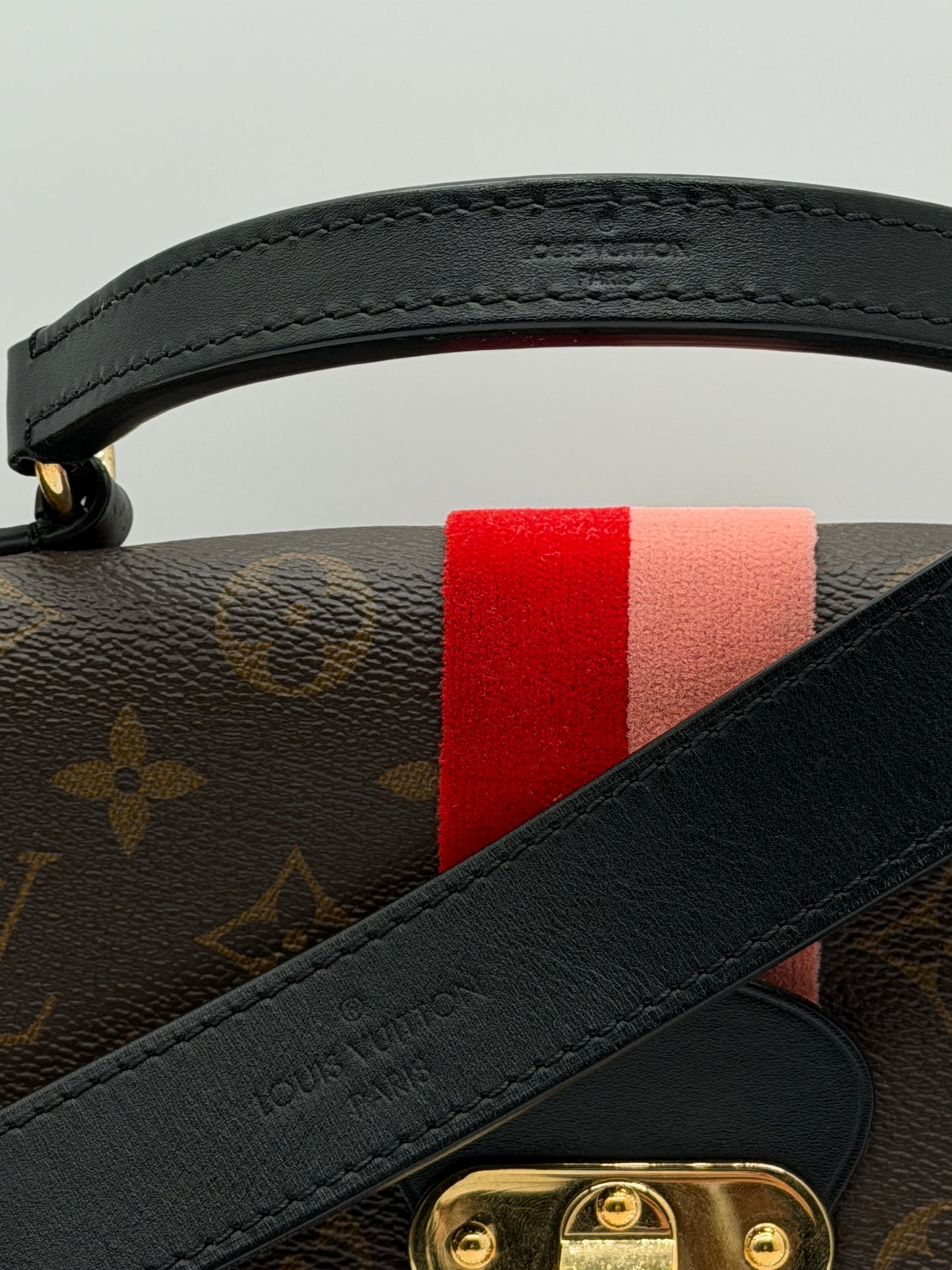 Louis Vuitton Georges MM Monogram Canvas Handbag jd077