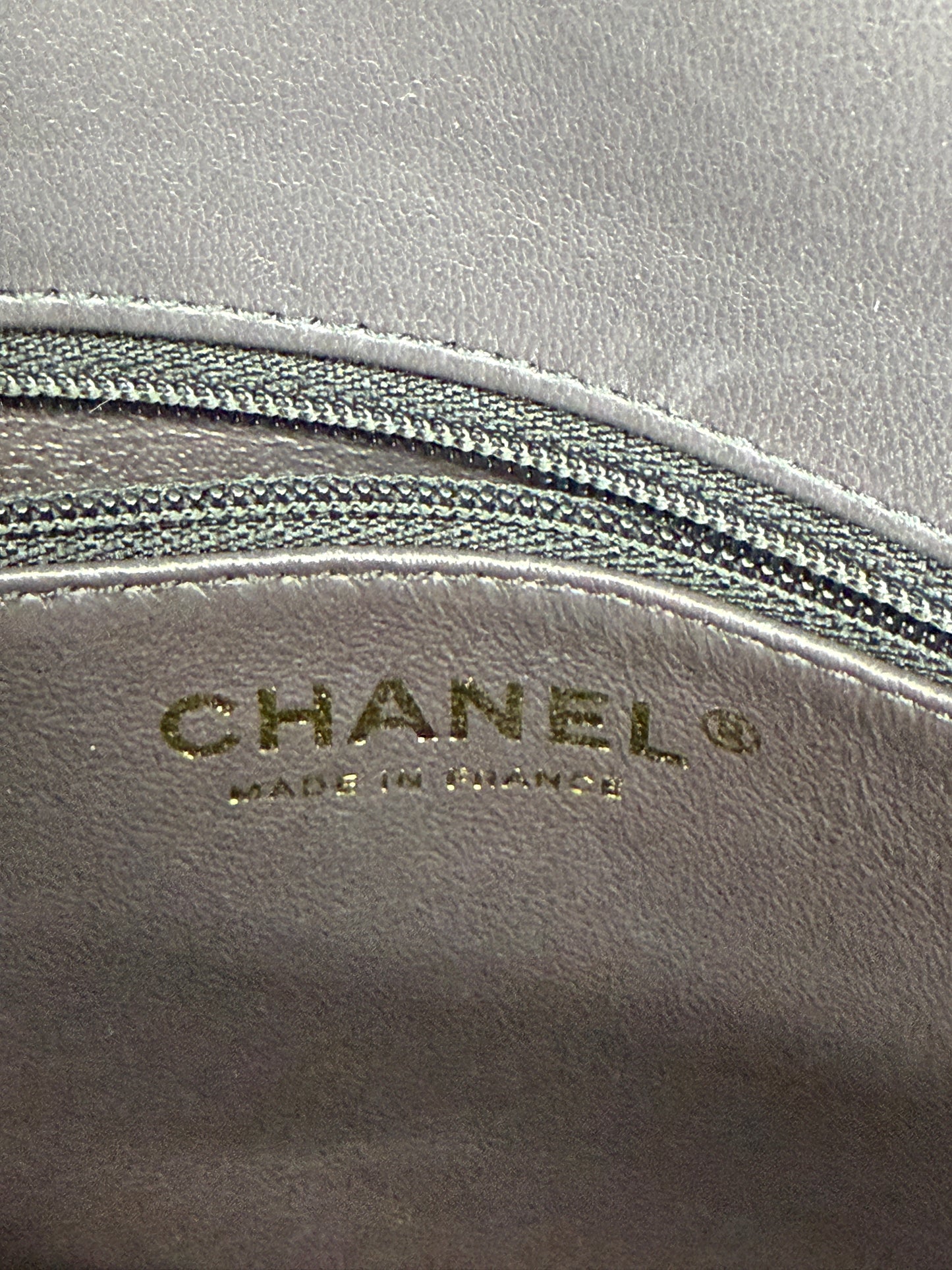 Chanel Classic Flap Medium Metallic Bronze Quilted Lambskin Leather Bag lx670