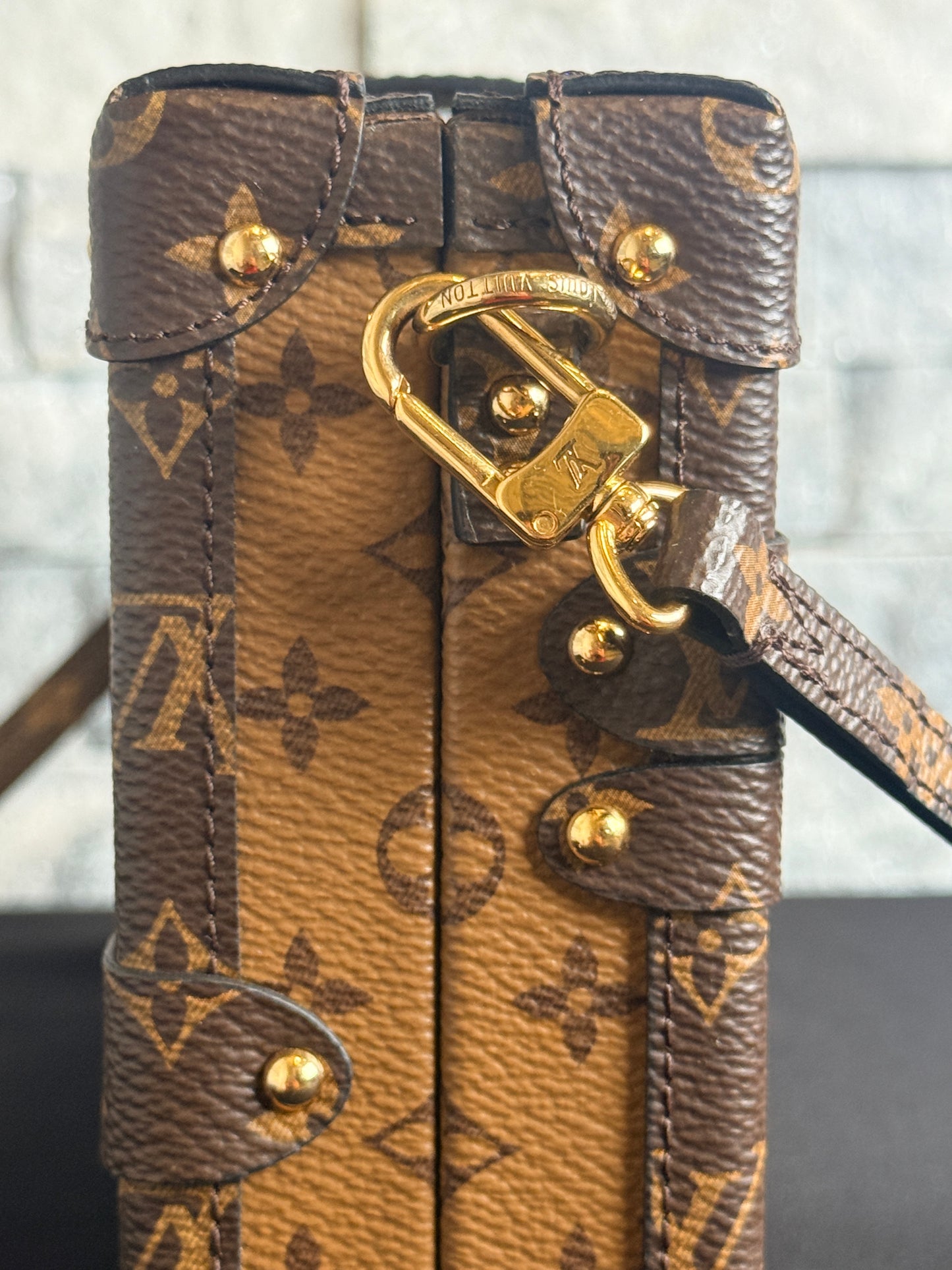 Louis Vuitton Monogram Reverse Canvas Petite Malle