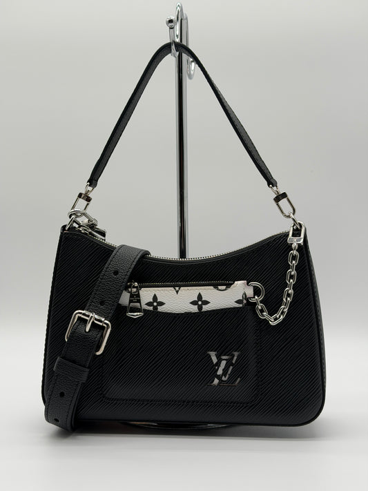 Louis Vuitton Marelle Black Epi Leather Handbag lx854