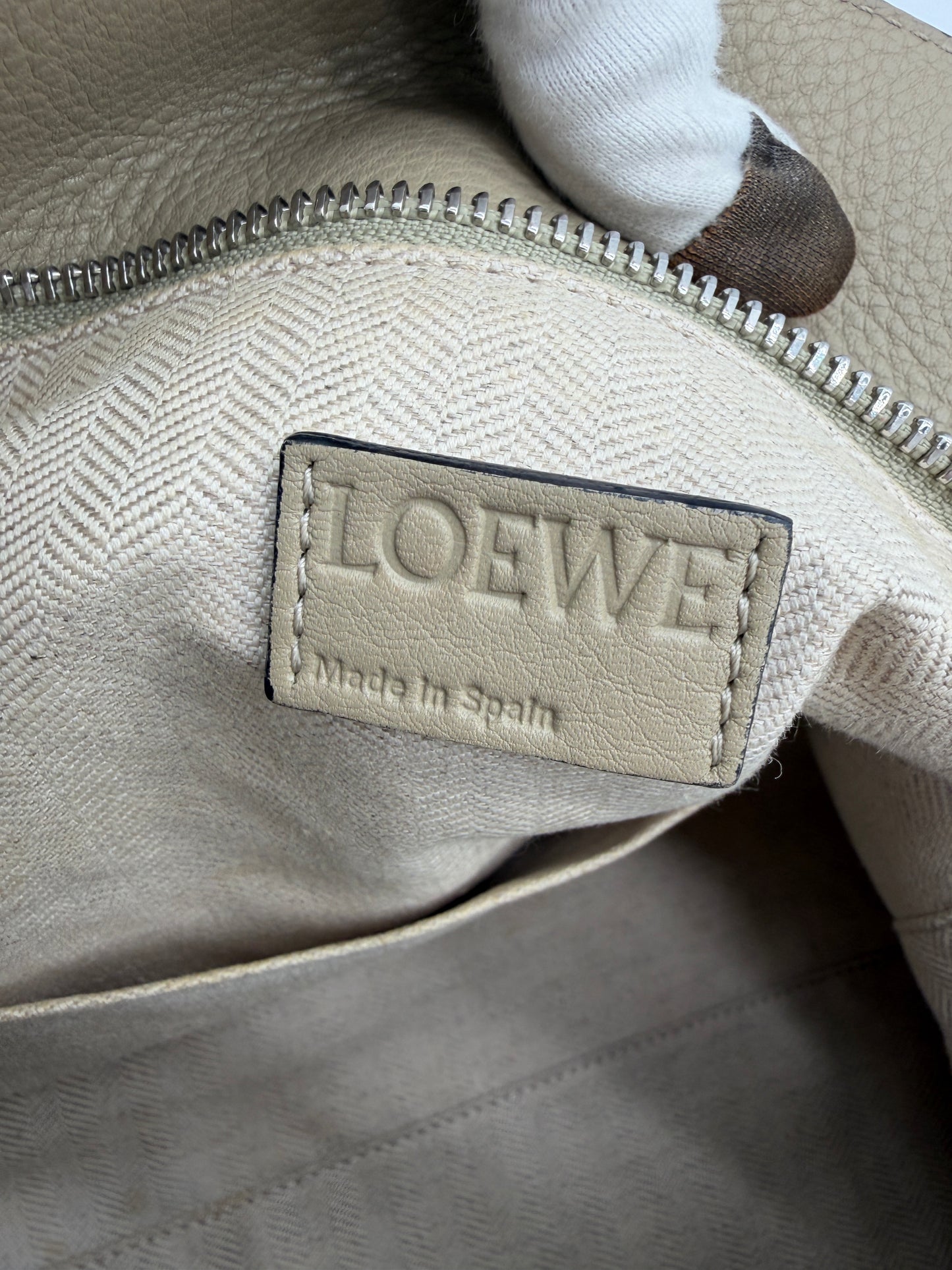 Loewe Puzzle Bag in Sand Calfskin Leather XYP29