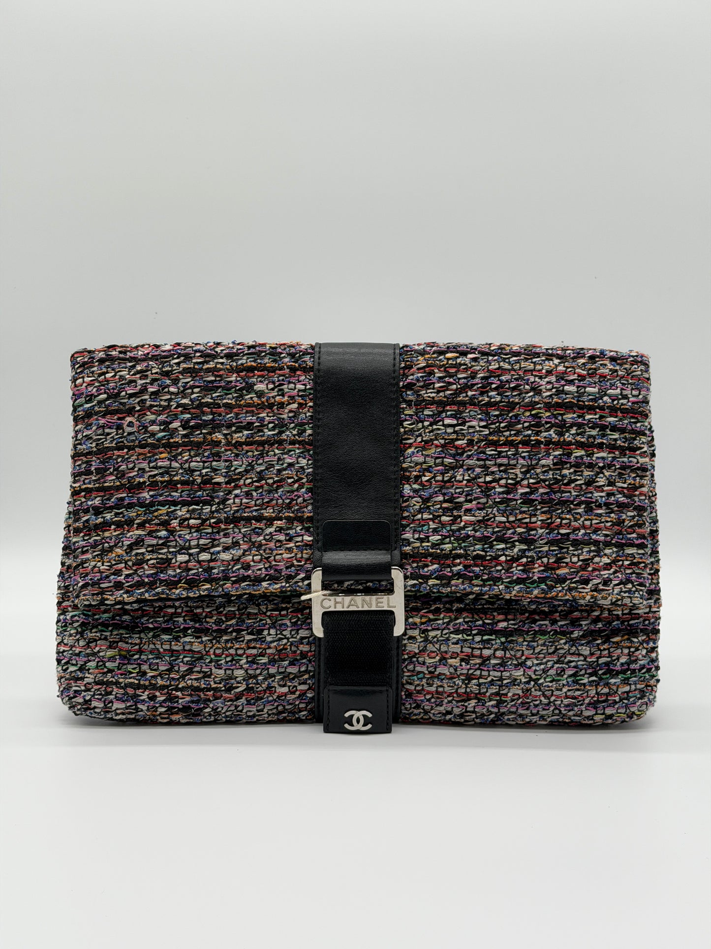 Chanel Grip Tweed Clutch – Multicolor lx666