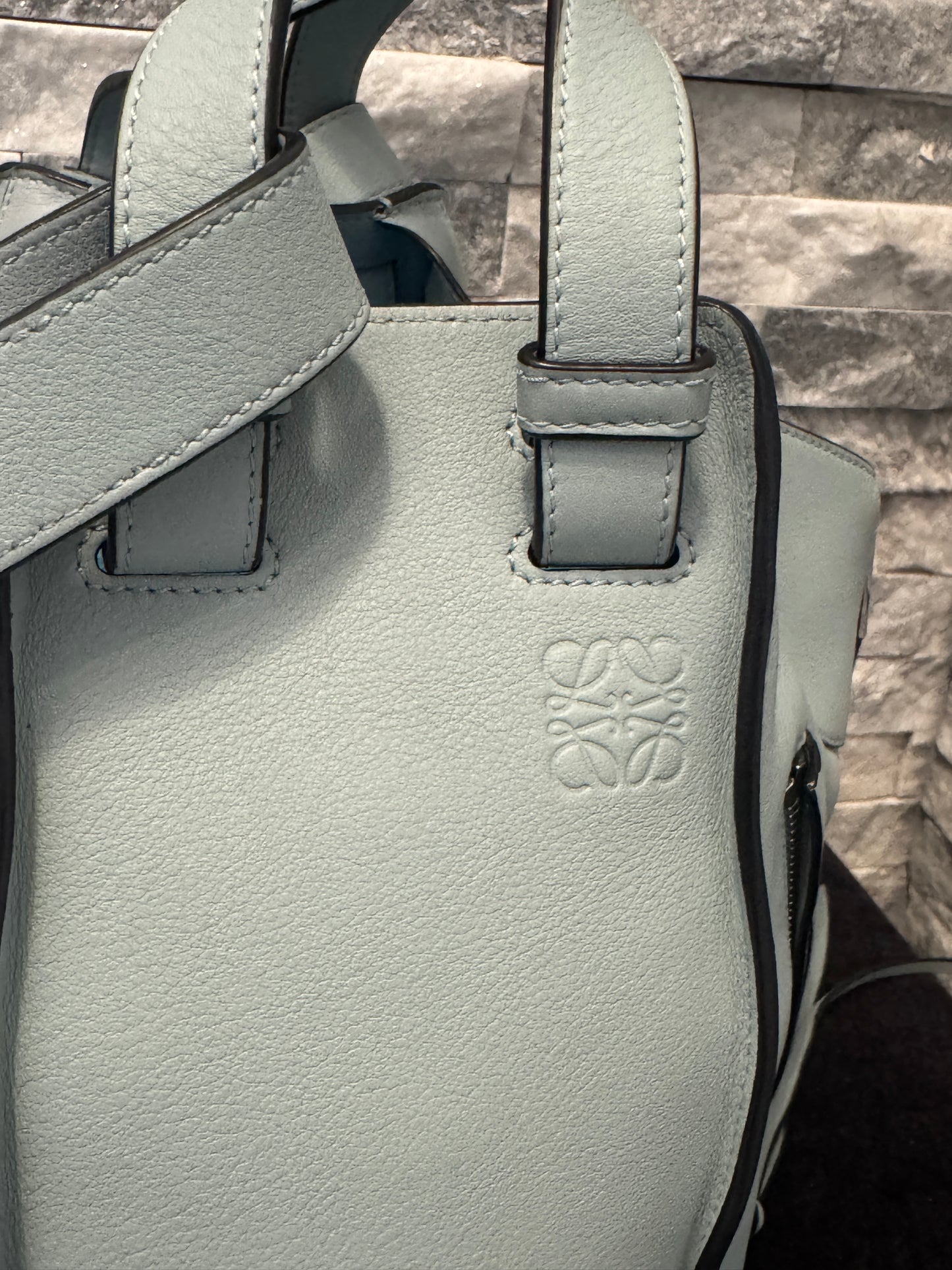 Loewe Light Blue Small Hammock Bag