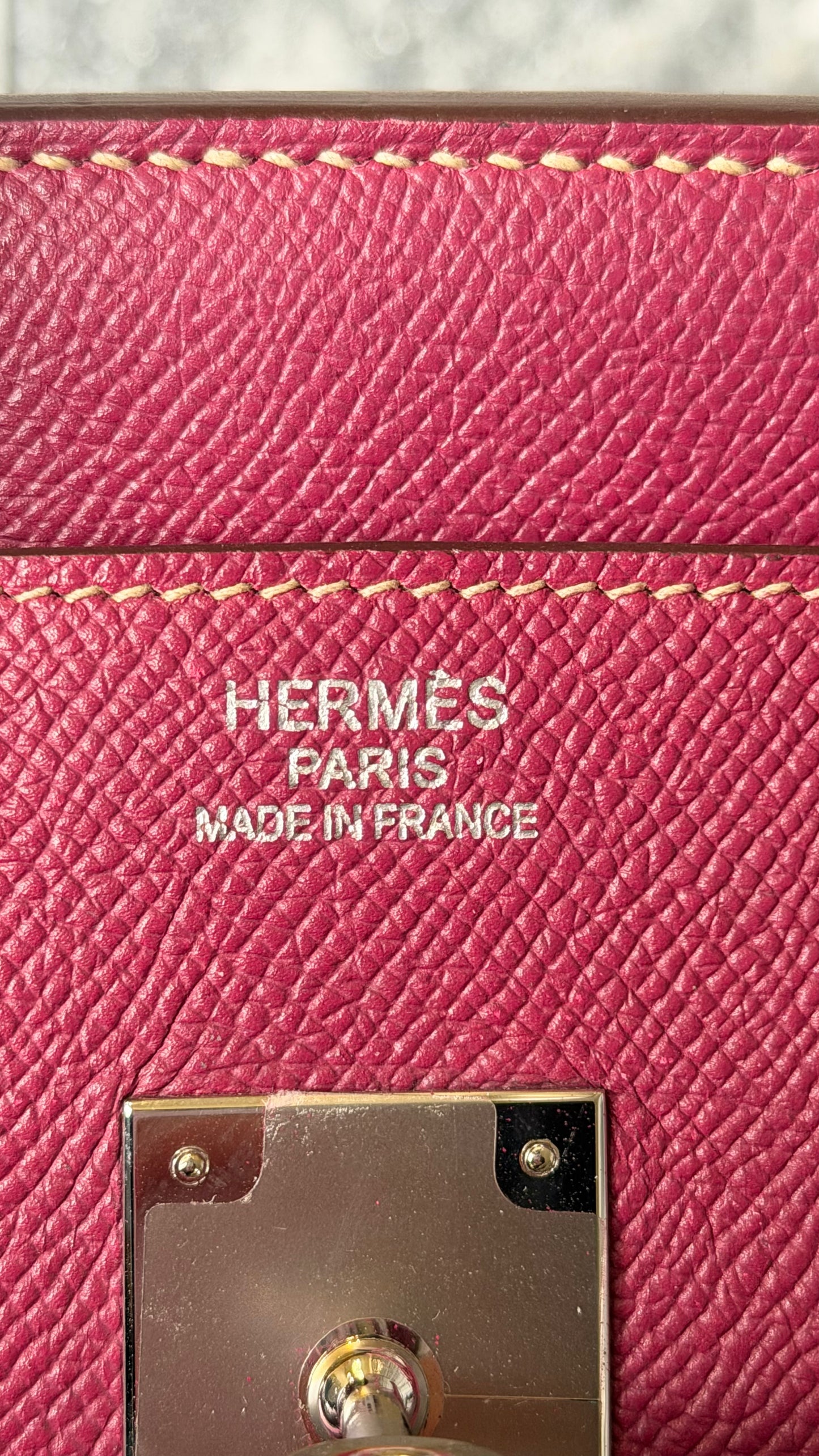 Hermès Birkin 35 Handbag in Tosca Togo Leather