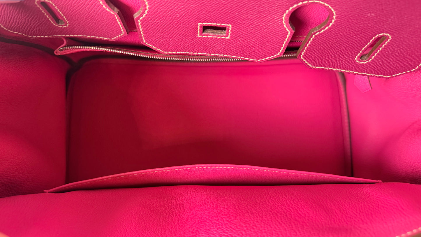 Hermès Birkin 35 Handbag in Tosca Togo Leather