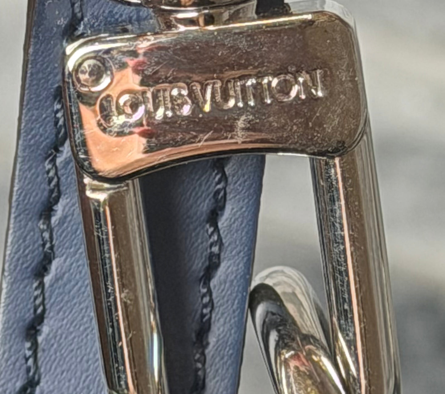 Louis Vuitton Cluny Toledo Blue Epi Leather Top Handle Bag