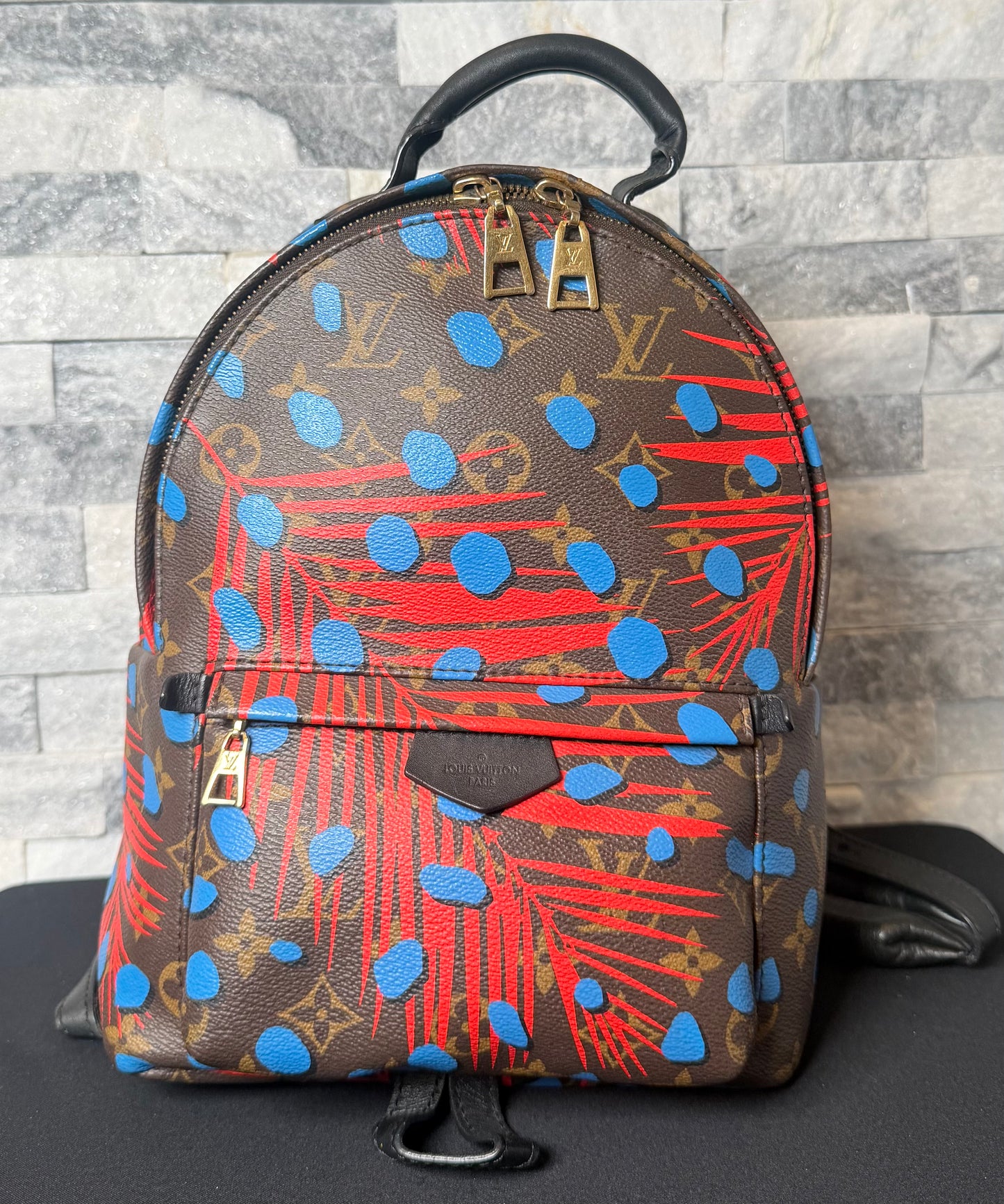 Louis Vuitton Palm Springs Monogram Jungle Dots Backpack