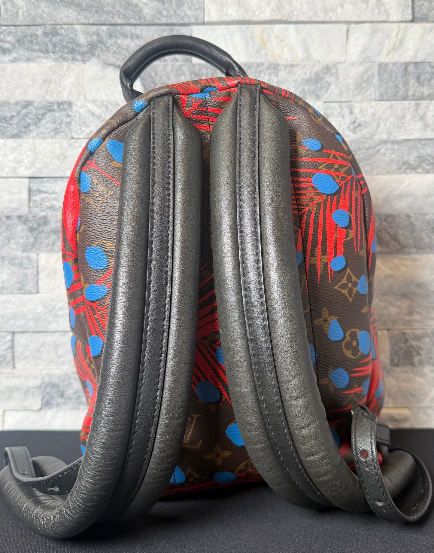 Louis Vuitton Palm Springs Monogram Jungle Dots Backpack
