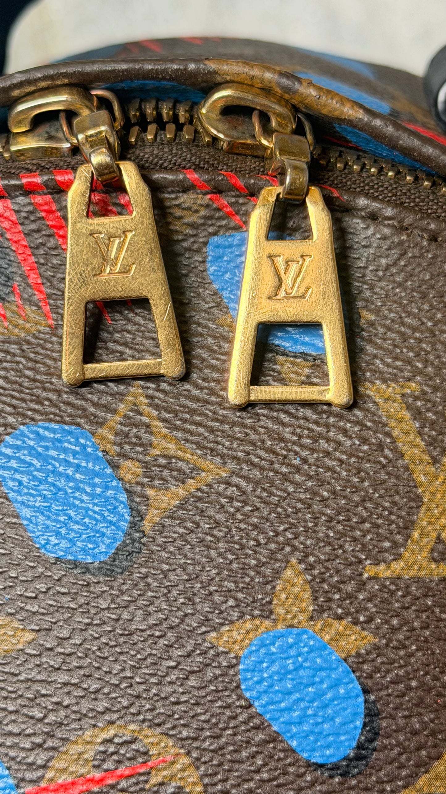 Louis Vuitton Palm Springs Monogram Jungle Dots Backpack