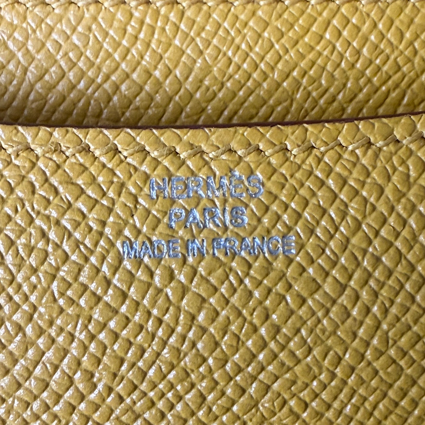 Hermès Constance 24 Epsom Leather Shoulder Bag – Jaune Ambre