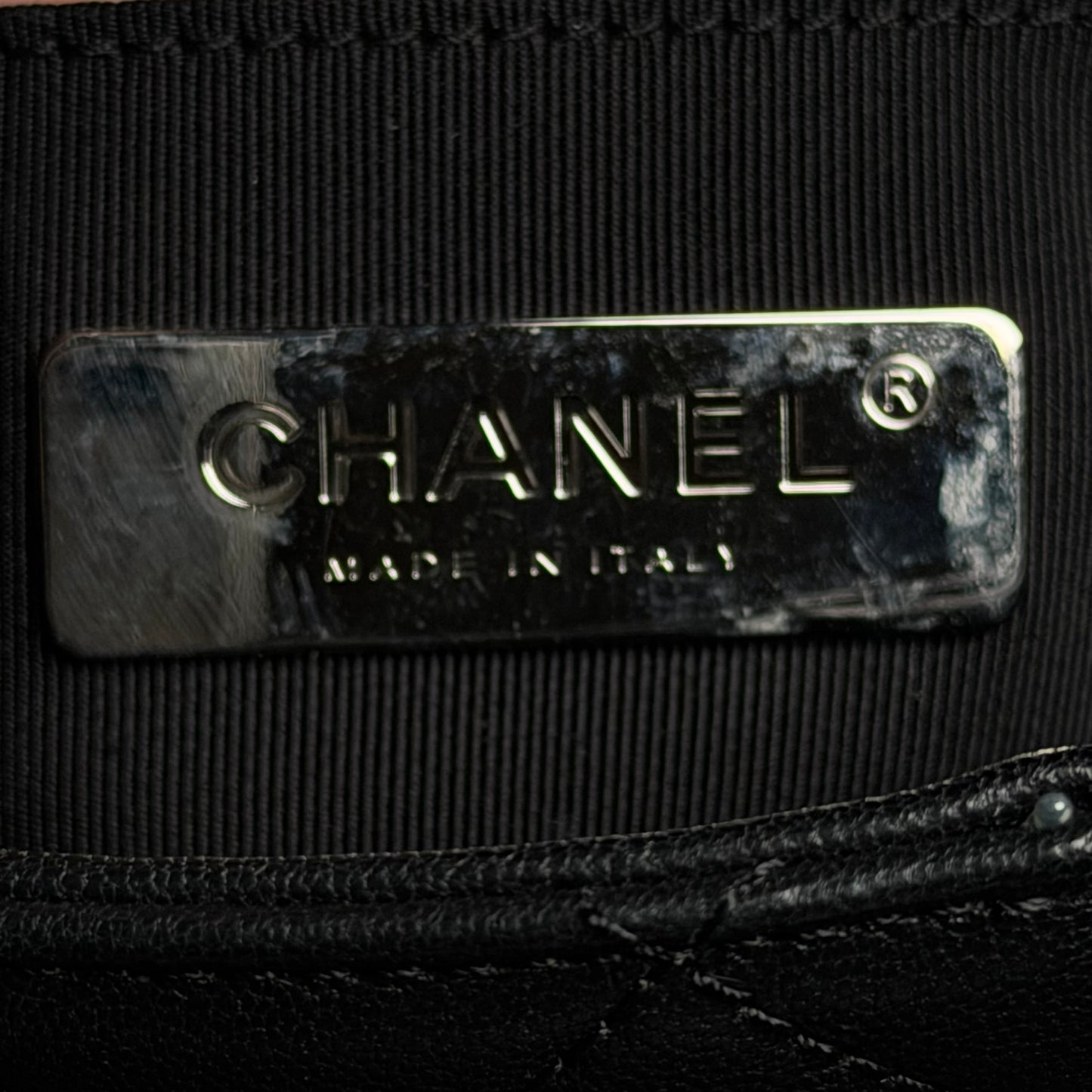 Chanel CC Turnlock Flap Chain Wallet in Black Quilted Lambskin Leather