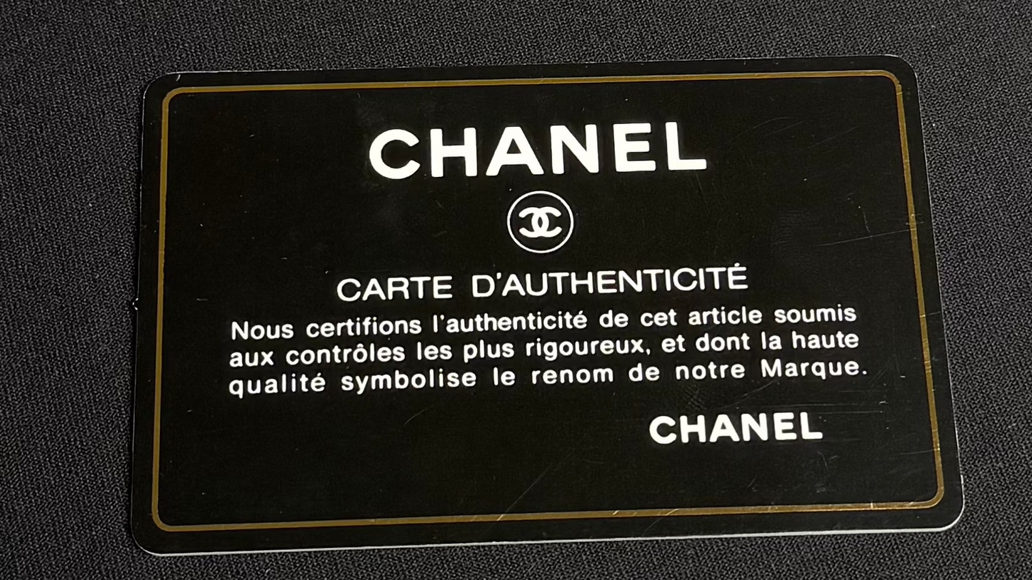 Chanel CC Top Handle Flap Bag with CHANEL/CAMBON Chain Fringe