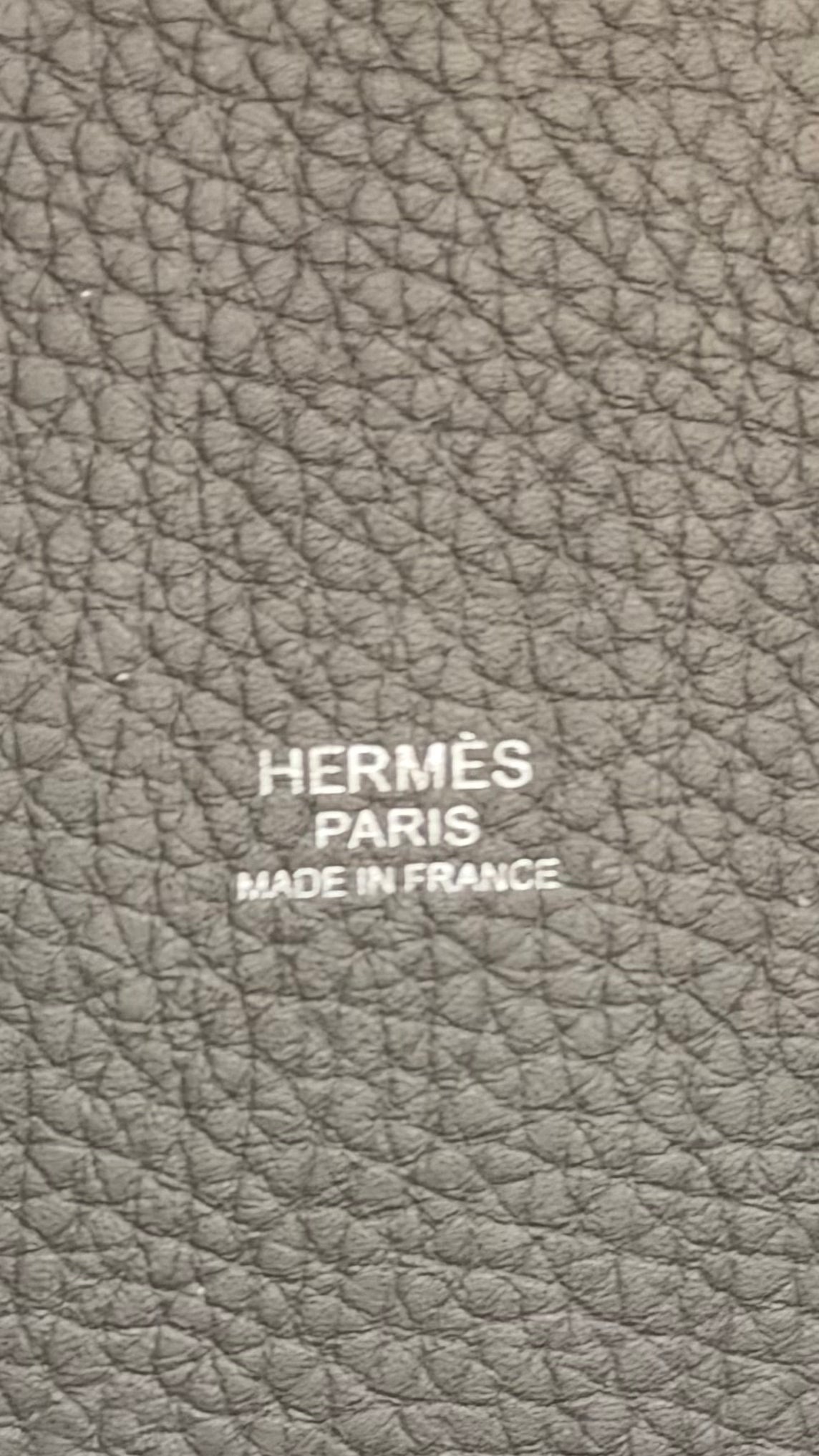 Hermès Picotin Lock 18 Gris Meyer Clemence Leather Palladium Hardware