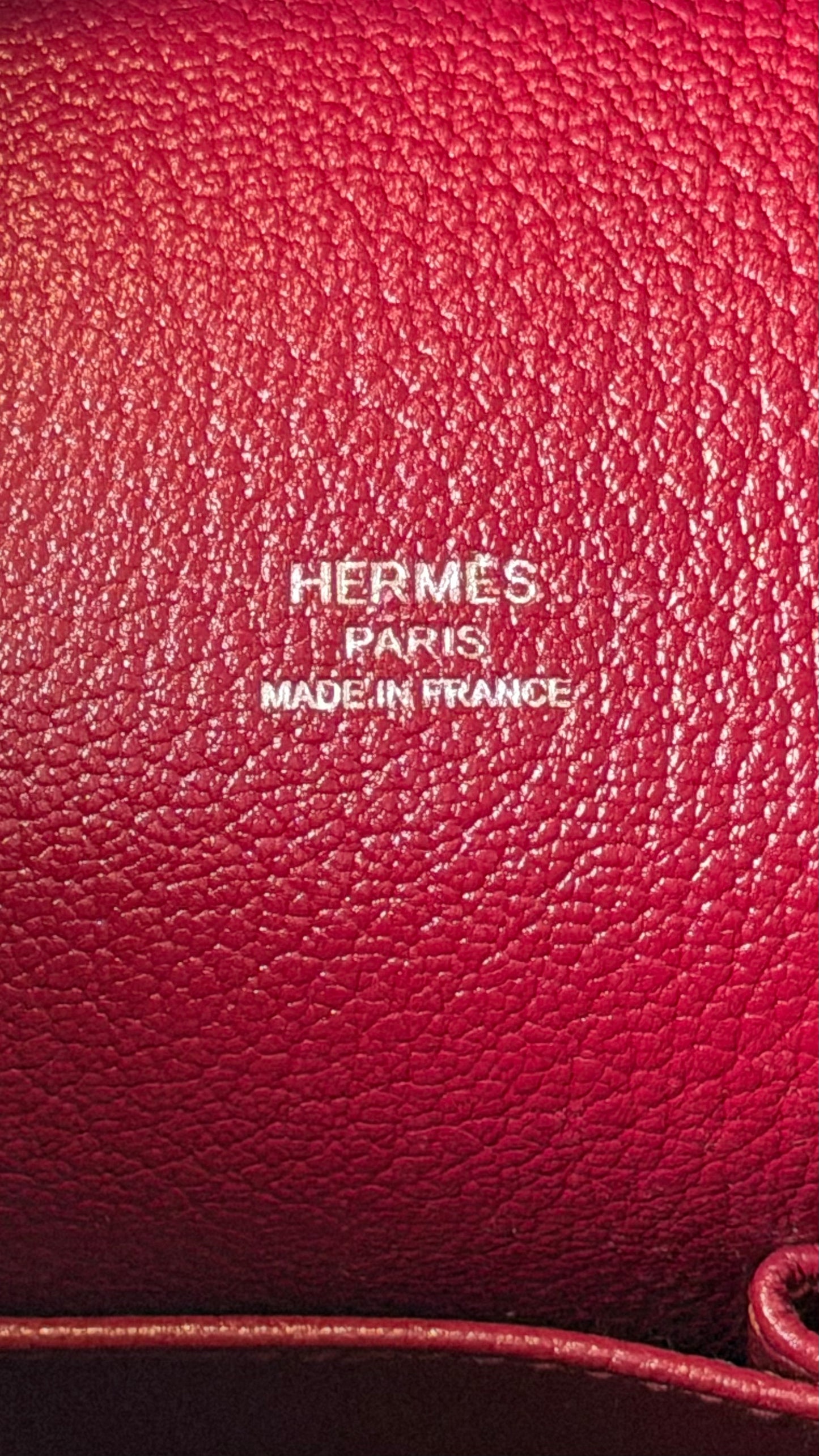 Hermès Jypsière 28 Rose Pourpre Togo Leather Palladium Hardware