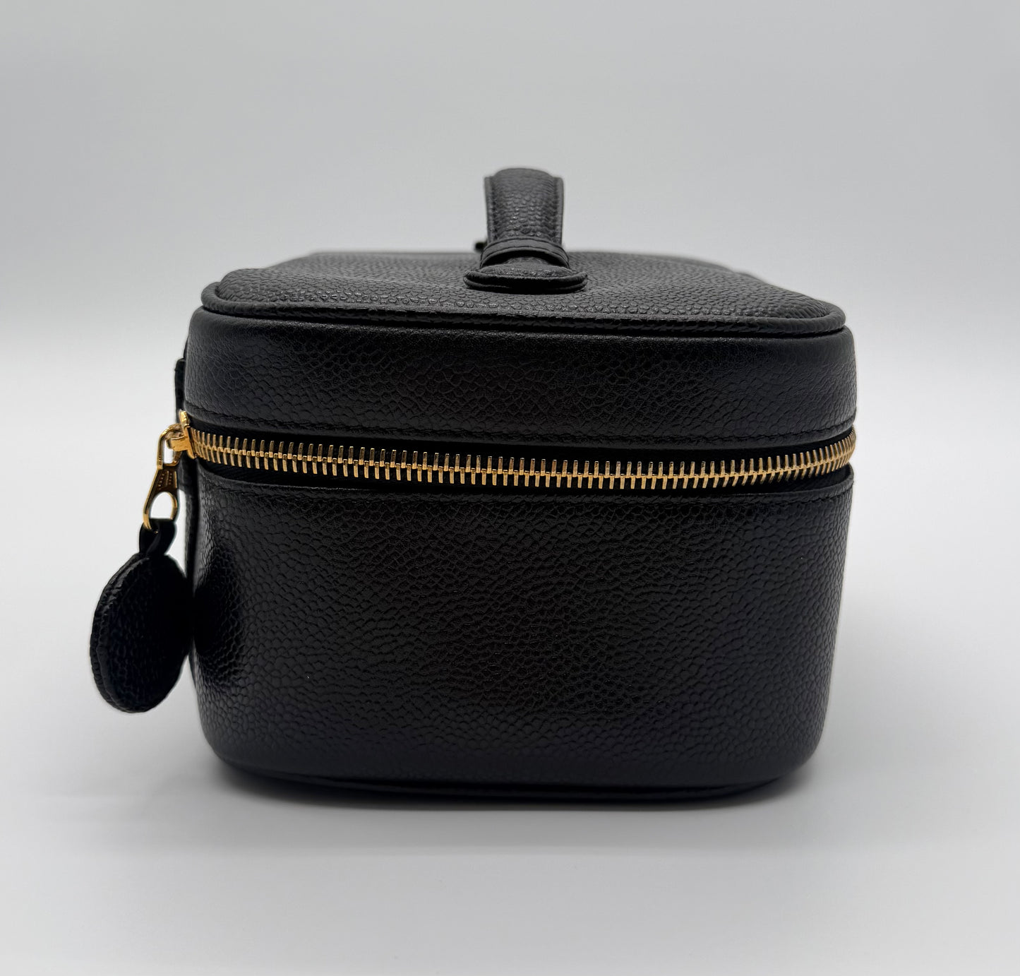 Chanel Black Caviar CC Vanity Case