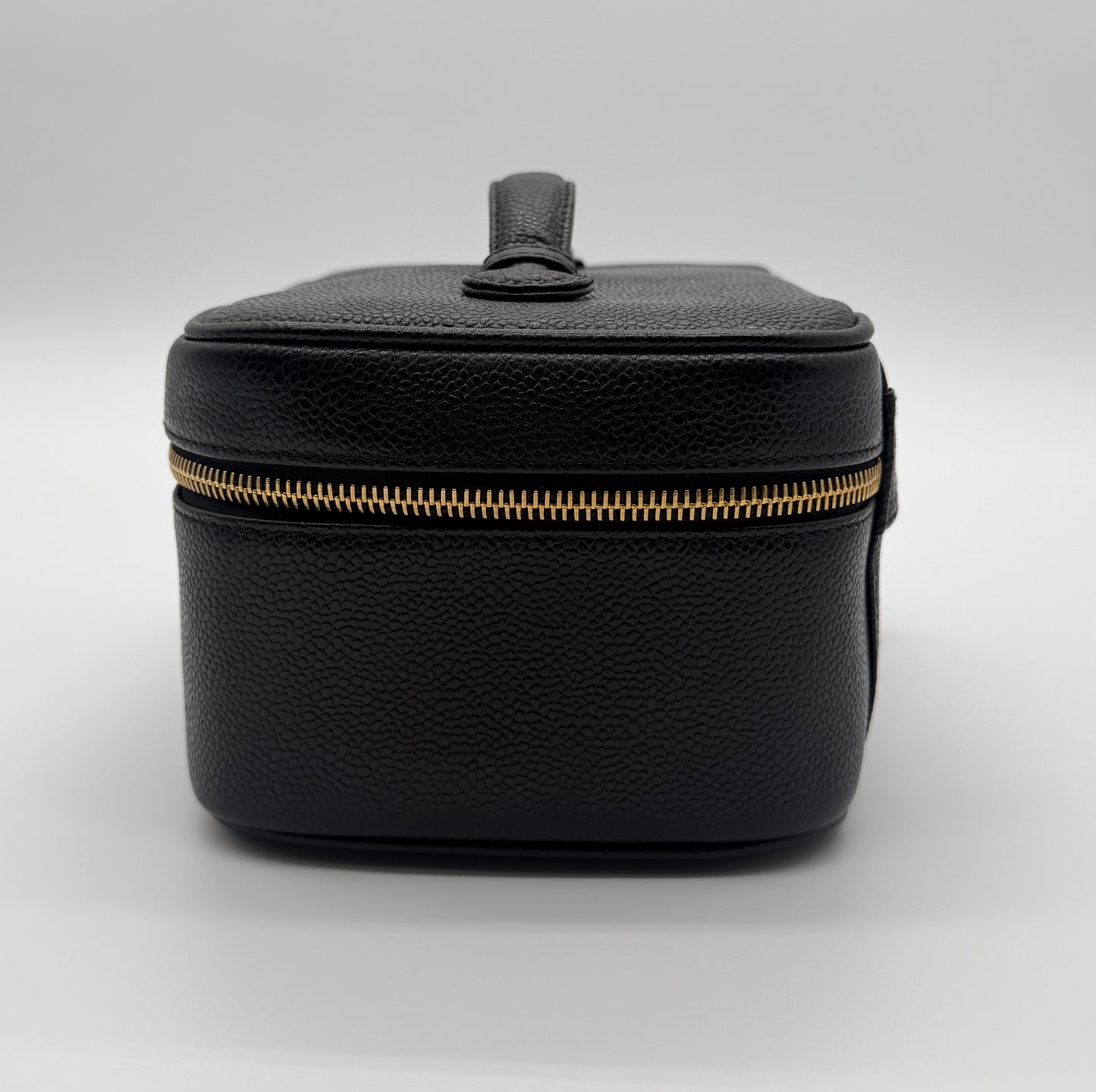 Chanel Black Caviar CC Vanity Case