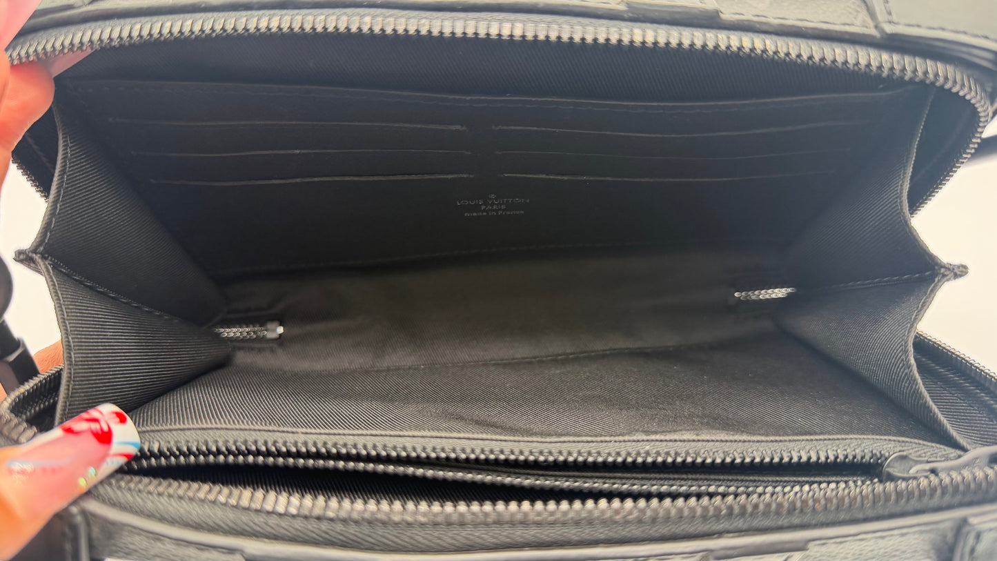 Louis Vuitton Trunk Messenger Monogram Eclipse Crossbody Bag