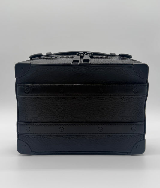 Louis Vuitton Handle Soft Trunk Monogram Taurillon Leather Black