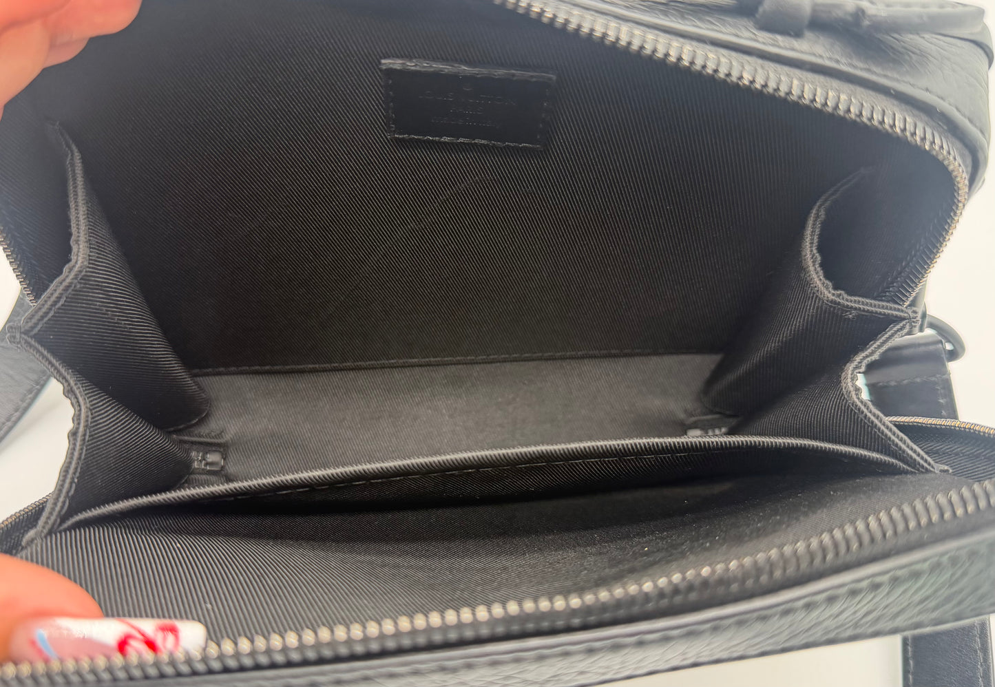 Louis Vuitton Handle Soft Trunk Monogram Taurillon Leather Black
