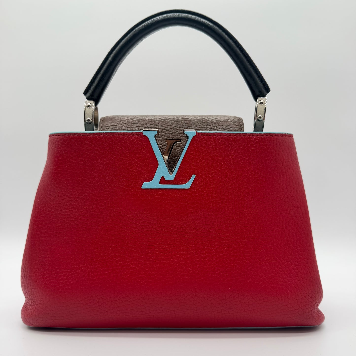 Louis Vuitton Capucines BB Multicolor Taurillon Leather Top Handle & Crossbody Bag