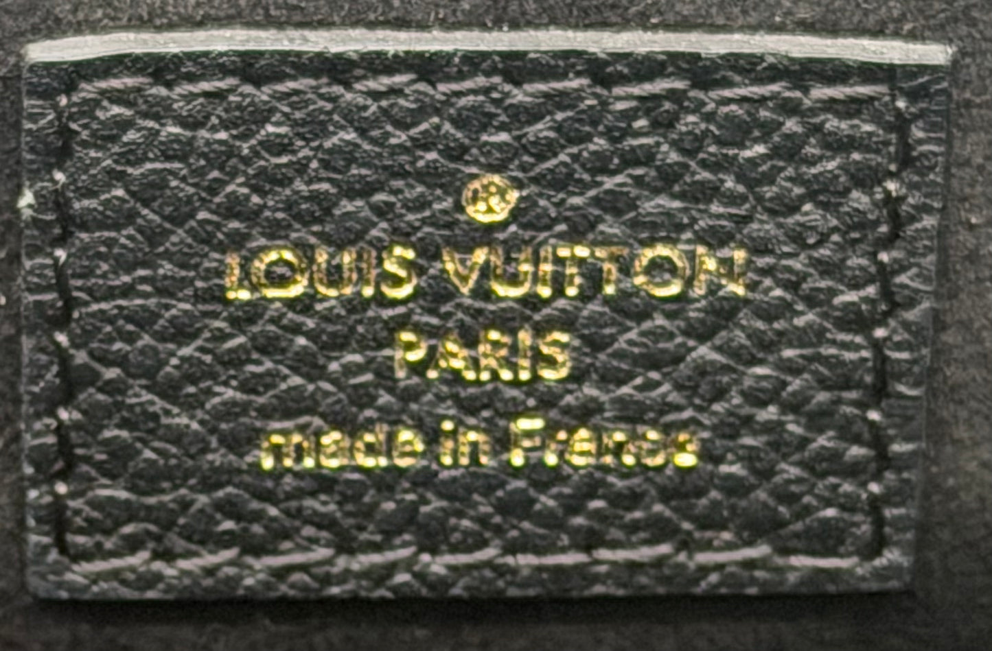Louis Vuitton Saint Germain PM Black Monogram Empreinte Leather Chain Shoulder Bag