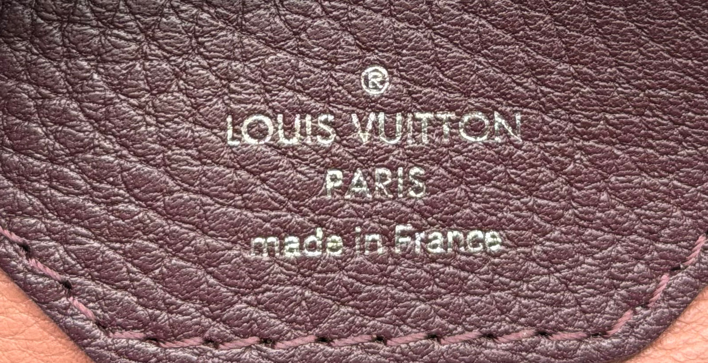 Louis Vuitton Capucines MM Prune Taurillon Leather Top Handle Shoulder Bag