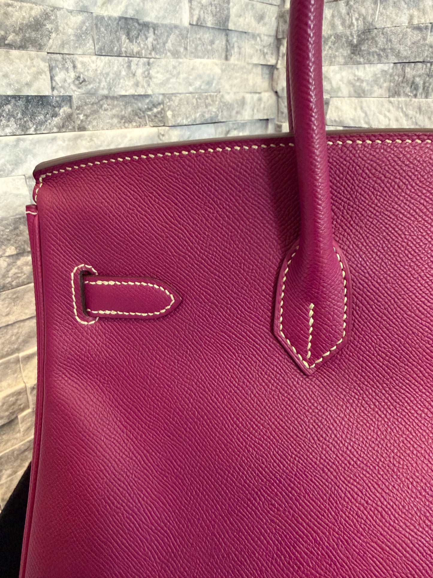 Hermès Birkin 35cm – Tosca Candy Epsom Leather with Palladium Hardware Pre-Loved 2011