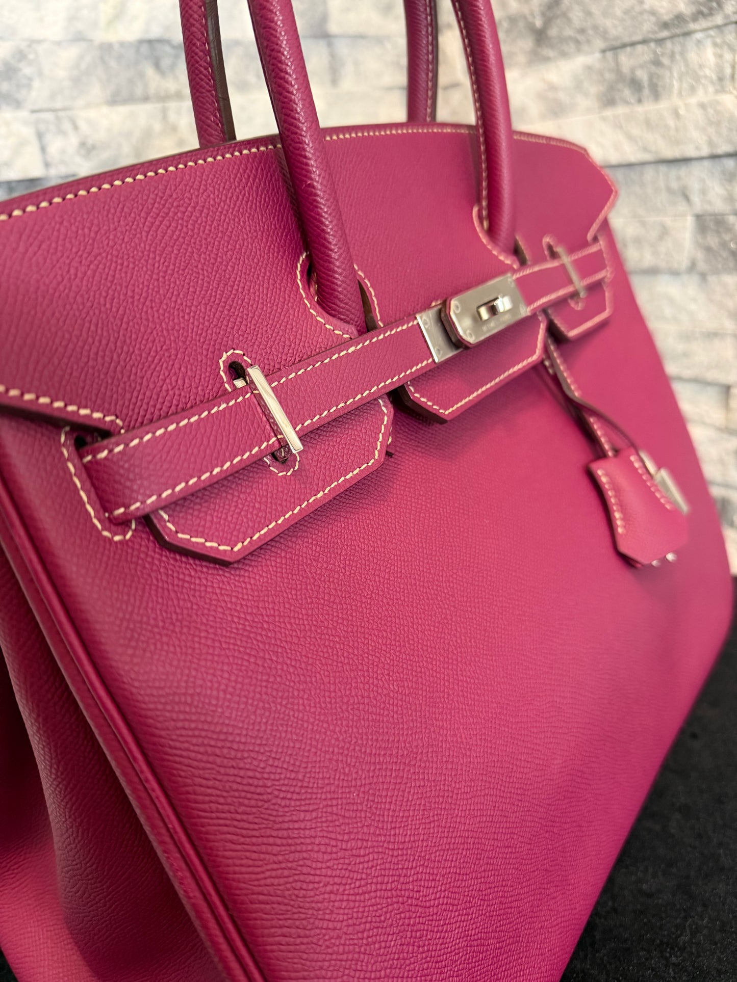 Hermès Birkin 35cm – Tosca Candy Epsom Leather with Palladium Hardware Pre-Loved 2011