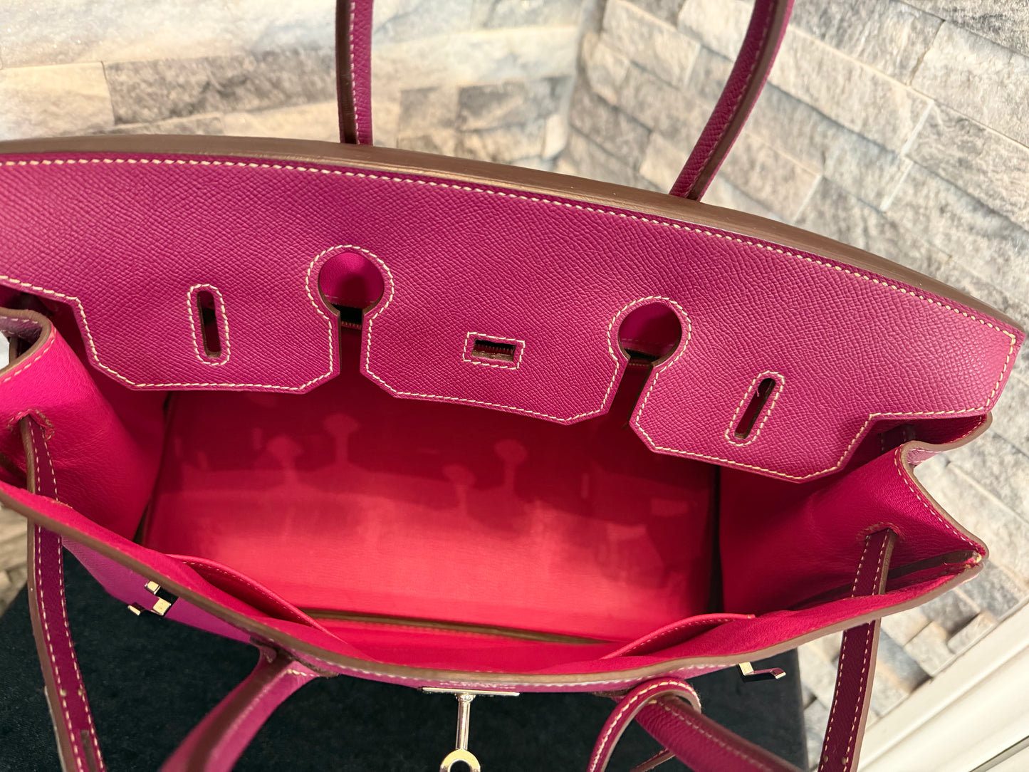 Hermès Birkin 35cm – Tosca Candy Epsom Leather with Palladium Hardware Pre-Loved 2011