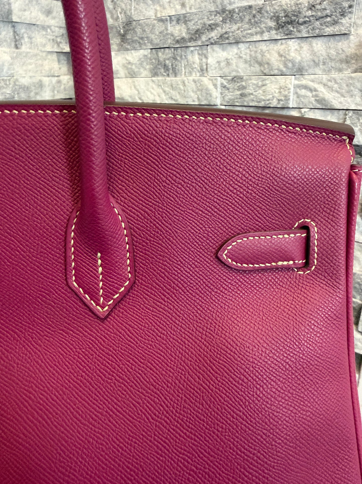 Hermès Birkin 35cm – Tosca Candy Epsom Leather with Palladium Hardware Pre-Loved 2011