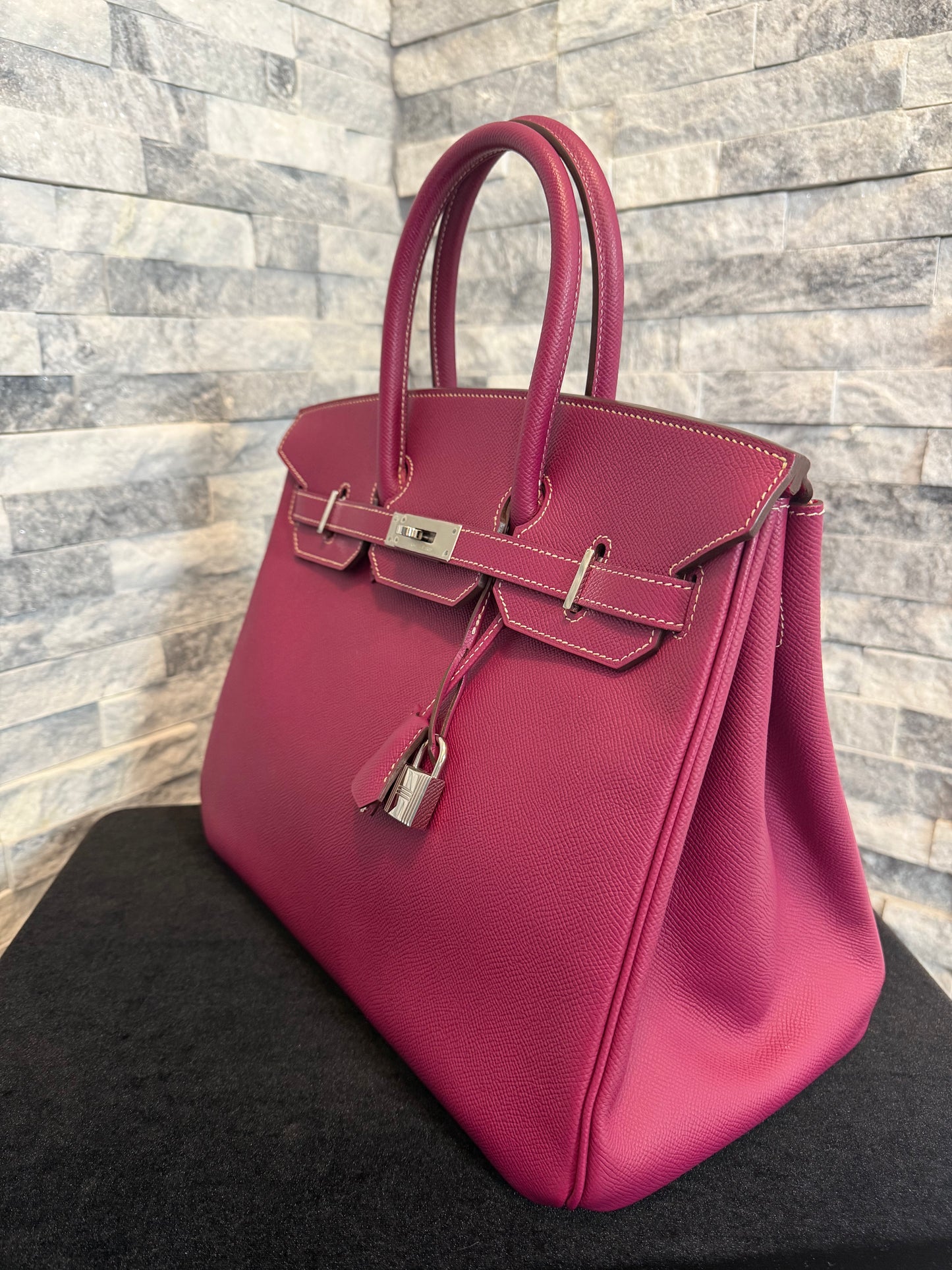 Hermès Birkin 35cm – Tosca Candy Epsom Leather with Palladium Hardware Pre-Loved 2011