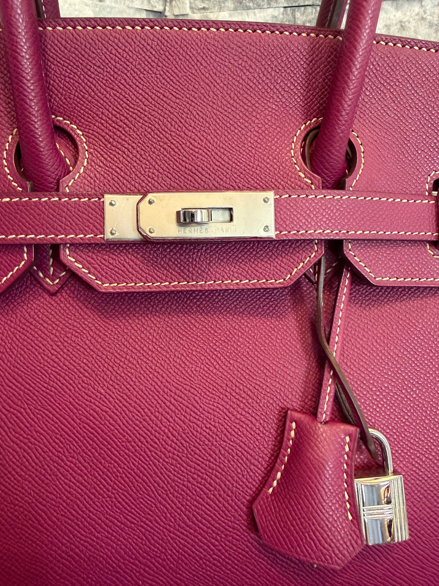 Hermès Birkin 35cm – Tosca Candy Epsom Leather with Palladium Hardware Pre-Loved 2011